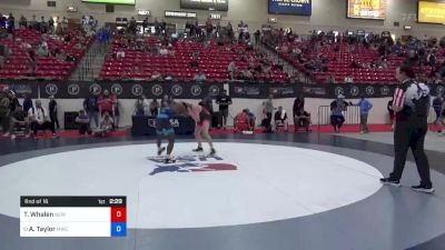 70 kg Rnd Of 16 - Ty Whalen, New Jersey vs Antrell Taylor, MWC Wrestling Academy