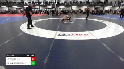 138 lbs Semifinal - Vincent Tripaldi, Iona Prep vs Samson McKISSICK STALEY, Pittsford