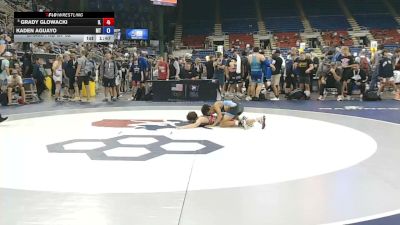 94 lbs Champ. Rd Of 32 - Grady Glowacki, Illinois vs Kaden Aguayo, Montana
