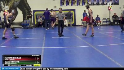 JV-13 lbs Round 5 - Nathan Conrad, Mount Vernon vs Elias Bieschke, Benton Community