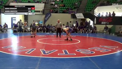 146 lbs Finals (8 Team) - Aiden Griffith, Springville vs John Stewart, Scottsboro