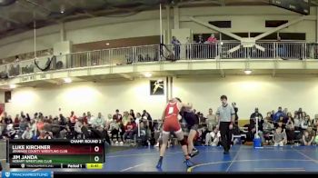 114 lbs Champ. Round 2 - Luke Kirchner, Jennings County Wrestling Club vs Jim Janda, Hobart Wrestling Club