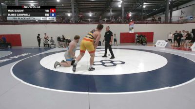 130 kg 7th Place Match - Max Balow, Viking RTC vs James Campbell, Michigan Wrestling Club