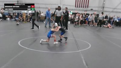 44 lbs Round 1 (6 Team) - Leo Rizzo, Hammers vs Brendan Snyder, 84 Athletes
