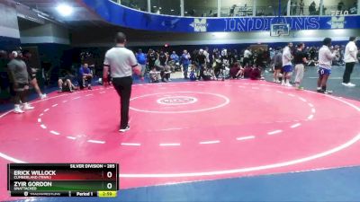 285 lbs Cons. Round 2 - Erick Willock, Cumberland (Tenn.) vs Zyir Gordon, Unattached