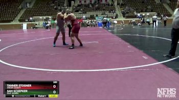 285 lbs Semifinal - TANNER STOGNER, Shelby County vs Sam Schepker, Gulf Shores