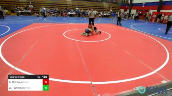 100 lbs Quarterfinal - Andrew Bevenue, R.A.W. vs Wyatt Patterson, Team Tulsa Wrestling Club