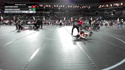 61 lbs Consolation - Matthew Behr, Manalapan vs Brayden Hughes, Heights Rec