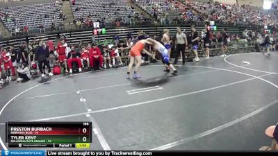 195 lbs Round 4 (6 Team) - Preston Burbach, Nebraska Blue vs Tyler Kent, Oklahoma Elite Orange