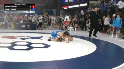 126 lbs Cons. Sub-rd Of 64 - Caleb Hennig, TX vs Colby Payne, CO