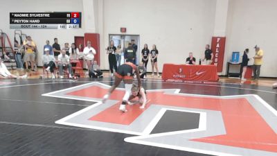 124 lbs 3rd Place Match - Peyton Hand, Ottawa University vs Naomie Sylvestre, Friends University