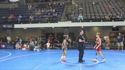 84 lbs 5th Place Match - Beau Blevins, Wichita Training Center vs Alexander Fernandez, Southern Maryland Wrestling Club WolfPack