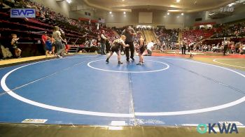 Consi Of 8 #2 - Kase Karriman, Grove Takedown Club vs Kash Harrison, Tecumseh Youth Wrestling