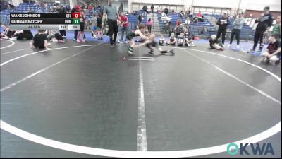 64 lbs Rr Rnd 3 - Wake Johnson, Comanche Takedown Club vs Gunnar Ratciff, Prime Wrestling