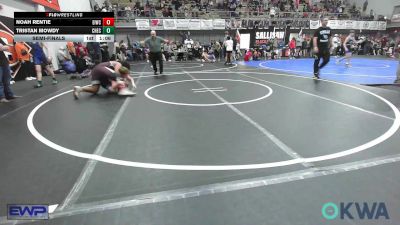 Semifinal - Noah Rentie, Eufaula Ironheads Wrestling Club vs Tristan Mowdy, Checotah Matcats