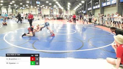 138 lbs Round Of 64 - Holden Brazelton, Patton Trained Blue vs McKaden Speece, Off The Hook - Red