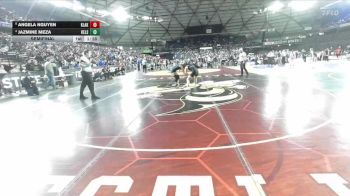 Girls 3A 110 lbs Semifinal - Angela Nguyen, Kentlake (Girls) vs Jazmine Meza, Kelso (Girls)