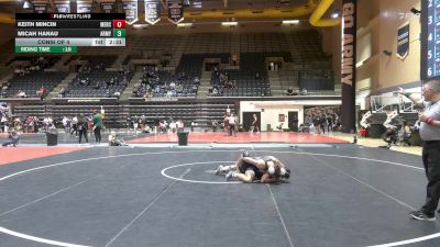 165 lbs Consi Of 4 - Keith Mincin, Mercyhurst vs Micah Hanau, Army