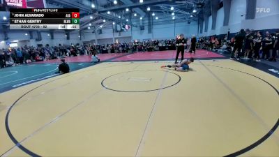 92 lbs Quarterfinal - John Alvarado, Apex Grappling Academy vs Ethan Gentry, NXT Level Wrestling Academy