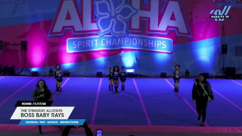 The Stingray Allstars - Boss Baby Rays [2024 L1 Tiny - Novice - Restrictions 11/17/24] 2024 Aloha Trenton Showdown