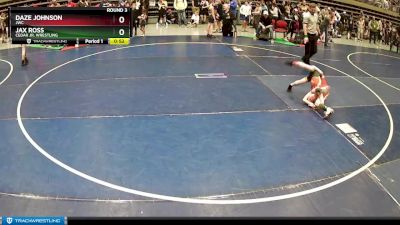 52 lbs Round 3 - Daze Johnson, JWC vs Jax Ross, Cedar Jr. Wrestling