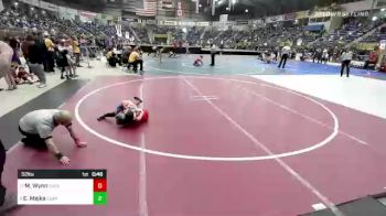 52 lbs Round Of 16 - Marshall Wynn, Cheyenne Mountain Wrestling Club vs Eliace Majka, Chaparral Wrestling Club