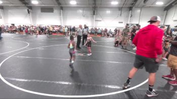 49 lbs Round 1 - Eli Franklin, Mighty Warriors Wrestling Acad vs Gunner Seckinger, KC Elite Training Center