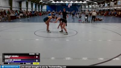 160 lbs Quarterfinal - Sawyer Graham, Augustana (IL) vs Keeley Kehrli, Simpson