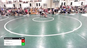 132 lbs Consi Of 16 #2 - Shayak Saha, Sharon vs Taviah Ramos, Plymouth South