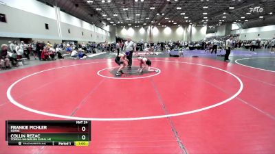 106 lbs Cons. Round 1 - Collin Rezac, Topeka-Washburn Rural HS vs Frankie Pichler, Ozark