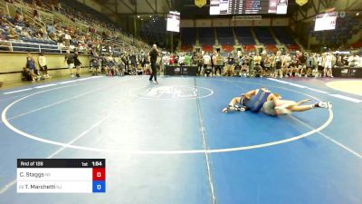 120 lbs Rnd Of 128 - Cael Staggs, NV vs Tommy Marchetti, NJ