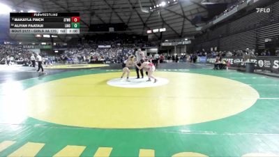 Girls 3A 170 lbs Champ. Round 1 - Makayla Finch, Stanwood (Girls) vs Aliyah Faataui, Lincoln (Tacoma) (Girls)