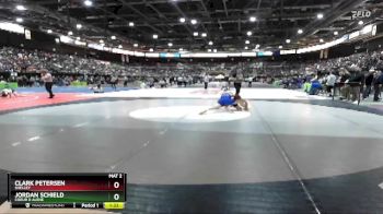 138 lbs Champ. Round 2 - Jordan Schield, Coeur D Alene vs Clark Petersen, Shelley