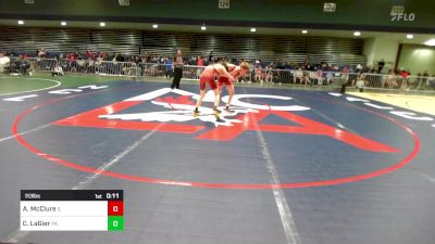 113 lbs Consi Of 32 #1 - Aidan McClure, IL vs Connor LaGier, PA