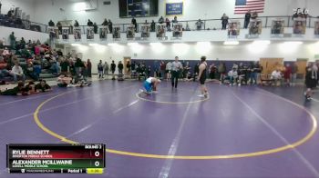 220 lbs Round 2 - Alexander Mcillwaine, Lovell Middle School vs Rylie Bennett, Riverton Middle School