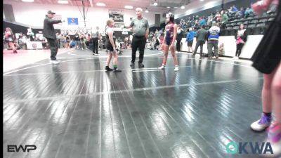 99-107 lbs Rr Rnd 2 - Sofia Rodriguez, Joplin Youth Wrestling vs Imirah Steinbach, Wyandotte