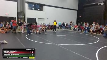 92 lbs Round 1 - Amaris Robinson, Dixie Hornets vs Micah Waddell, Gaston Grizzlies