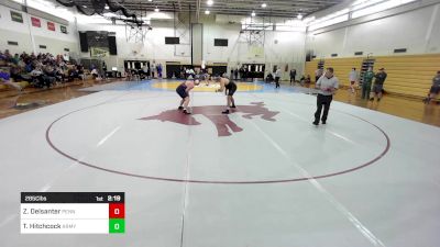 285C lbs Rr Rnd 1 - Zach Delsanter, Penn vs Tristen Hitchcock, Army West Point