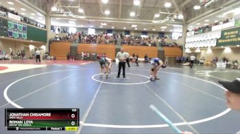 165 lbs Champ. Round 1 - Jonathan Chisamore, West Hills vs Roman Loya, Rim Of The World