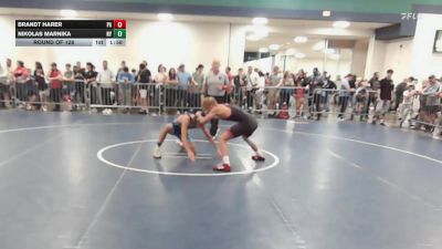 144 lbs Round Of 128 - Brandt Harer, PA vs Nikolas Marnika, NY