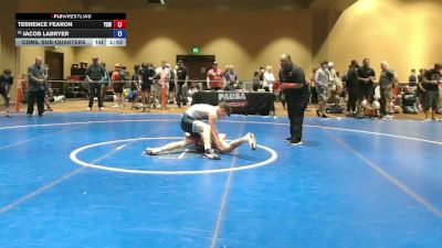 138 lbs Cons. Sub-quarters - Terrence Fearon, Yale Street WC vs Jacob Labryer