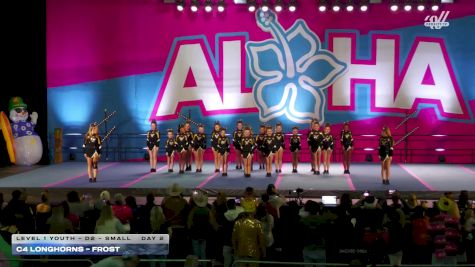 C4 Longhorns - Frost [2025 L1 Youth - D2 - Small Day 2] 2025 Aloha Gatlinburg Showdown