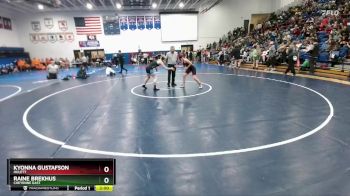 115 lbs Quarterfinal - Kyonna Gustafson, Hulett vs Raine Brekhus, Cheyenne East
