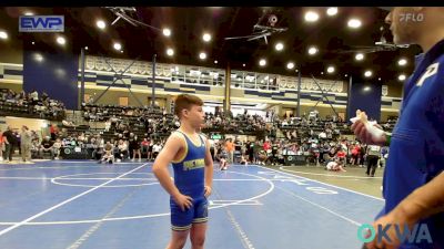 85 lbs Consolation - Isaac Hardgrave, Piedmont vs Uriah Warfield, Oklahoma Wrestling Academy