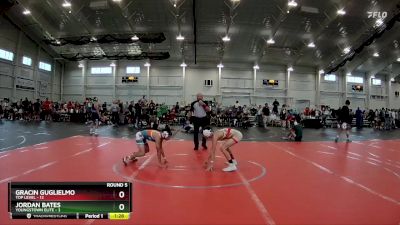 98 lbs Round 5 (6 Team) - Gracin Guglielmo, Top Level vs Jordan Bates, Youngstown Elite