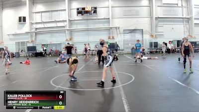 80 lbs Round 5 (6 Team) - Kaleb Pollock, Brawler Elite vs Henry Heidenreich, Lake/Armory Blue