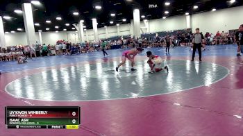 120 lbs Round 1 (10 Team) - Isaac Ash, Monrovia Bulldogs vs Uy`Kwon Wimberly, Funky Monkey