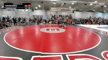 132 lbs Cons. Semi - Christian May, Littleton vs Caycen Scholz, Bennett