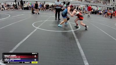 165 lbs Round 1 (8 Team) - Bailey Kirby, Central Pennies Grit vs Leila Hernandez, Validus WC