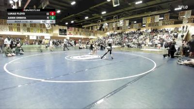 67 lbs Semifinal - Lukas Floyd, Campos Compound vs Aiden Orbeta, Poway Elite